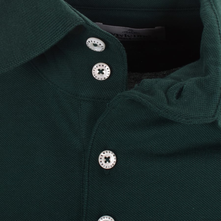 Vivienne Westwood Logo Polo T Shirt Green Mainline Menswear Ireland